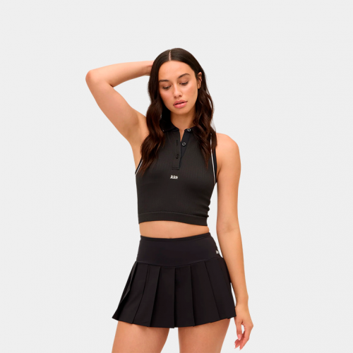 Поло Kith Women for Wilson Classic Cropped Polo Black