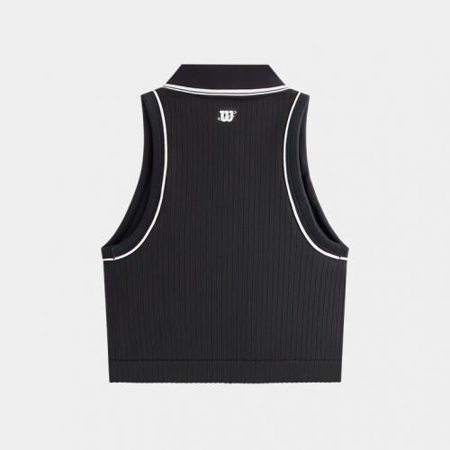 Поло Kith Women for Wilson Classic Cropped Polo Black