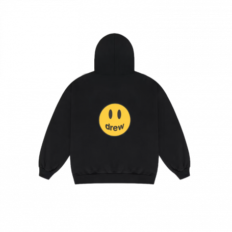 Drew house secret zip up hoodie black