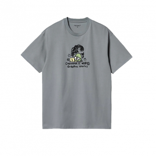 Футболка Carhartt S/S Graphics Works T-Shirt Dove Grey
