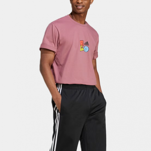 Футболка Adidas Positivity Shapes Graphic Tee Pink