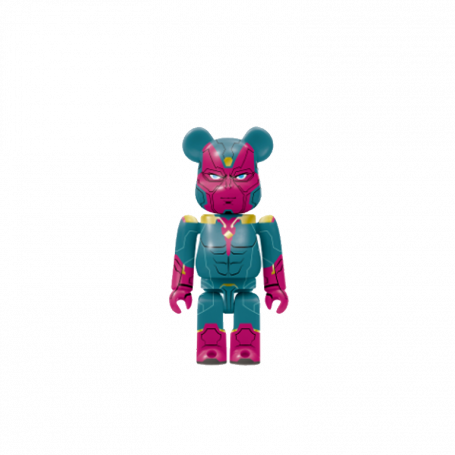 Bearbrick x Marvel Vision 100% (№10)