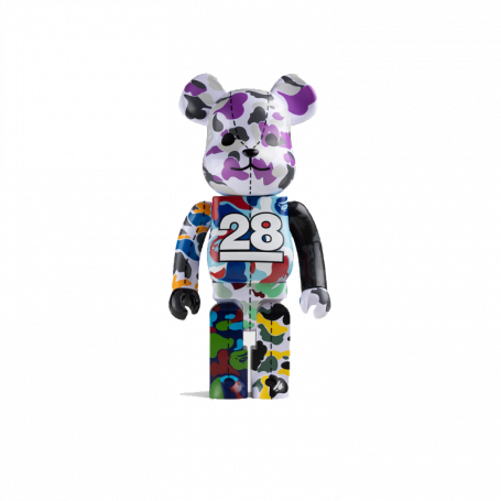 Bearbrick x BAPE 28th Anniversary Camo #1 1000%