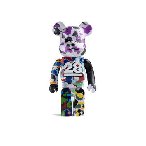 Bearbrick x BAPE 28th Anniversary Camo #1 1000%