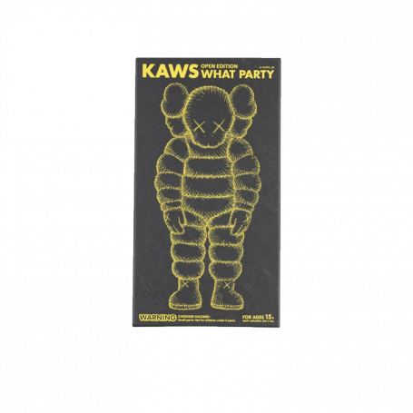 KAWS What Party Vinyl Figure Yellow