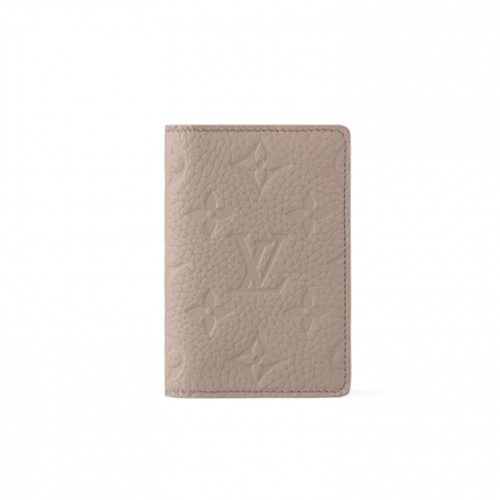 Louis Vuitton Pocket Organizer Taurillon Monogram Beige