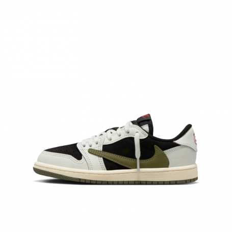 Air Jordan 1 Retro Low OG SP Travis Scott Olive (PS) (Kids)