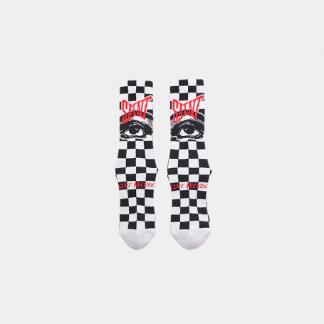 Носки Saint Mxxxxxx Eye Socks White/Black