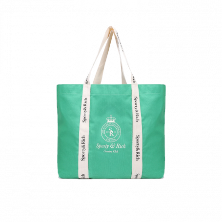Сумка Sporty & Rich Crown Logo Club Tote Bag Green