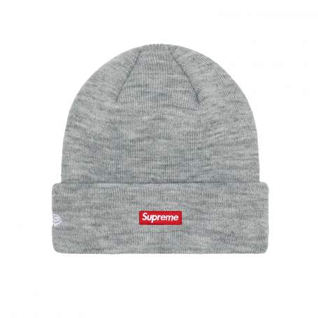 Supreme New Era Varsity Beanie Heather Grey