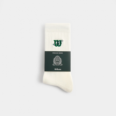 Носки Kith for Wilson Logo Crew Socks White