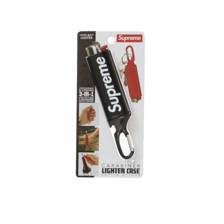 Supreme Lighter Case Carabiner Black