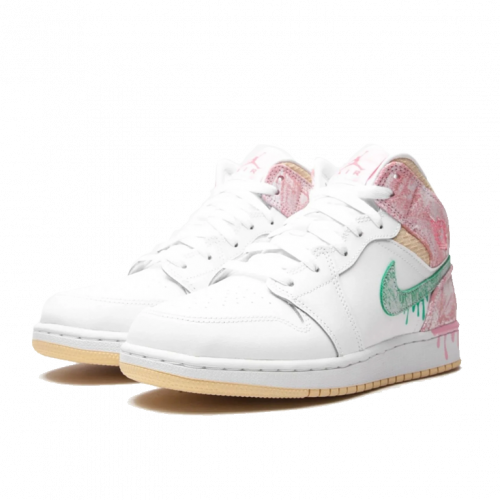 Air Jordan 1 Mid Paint Drip (GS)