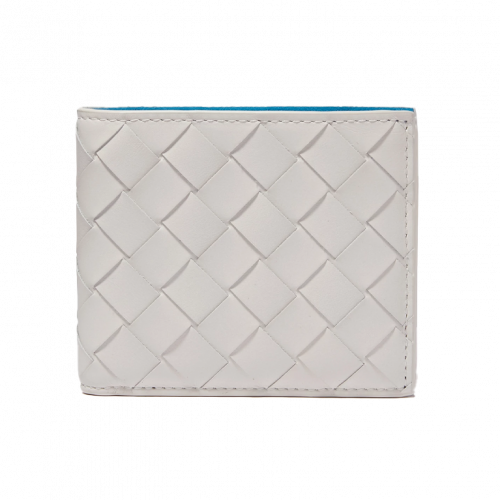 Bottega Veneta Intrecciato Bi-Fold Wallet White