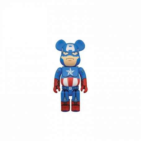Bearbrick x Marvel Captain America 100% (№2)