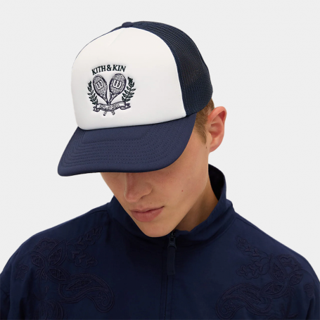 Кепка Kith for Wilson Polyfoam Nolan Trucker Hat Nocturnal