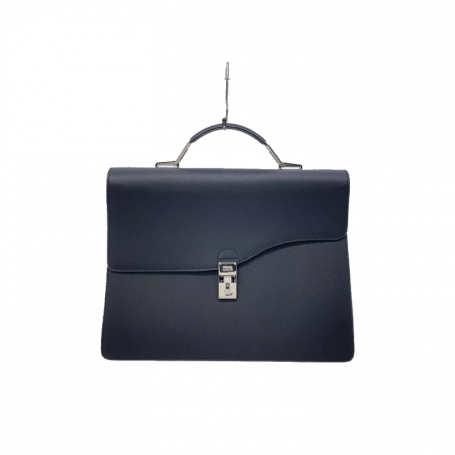 Dior Business Bag Briefcase Leather Black
