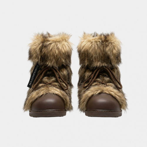 Ботинки MasonPrince Long Plush Mickey Boots Brown