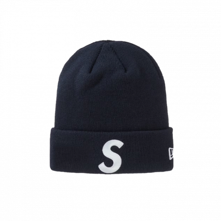Supreme New Era S Logo Beanie Navy