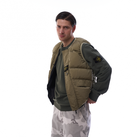 Жилет Stone Island Reversible Quilted Gilet Green