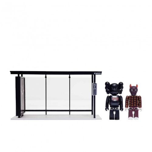 KAWS x Medicom Bus Stop Series Volume 1 Vinyl Toy Black/Red