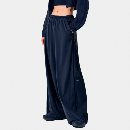 Штаны Alo Yoga Breezy Wide Leg Pant Navy