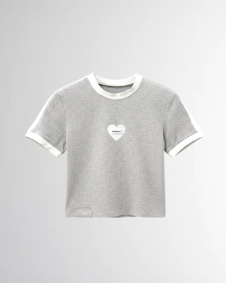 Футболка Sabe Heart Logo T-Shirt Slim Heather Grey