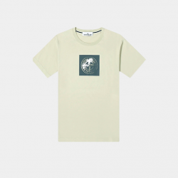 Футболка Stone Island Institutional One Badge Print T-Shirt Pistachio