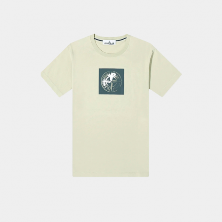 Футболка Stone Island Institutional One Badge Print T-Shirt Pistachio