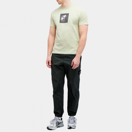 Футболка Stone Island Institutional One Badge Print T-Shirt Pistachio