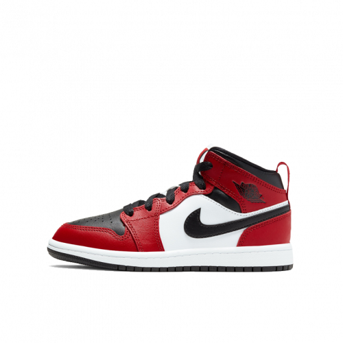Air Jordan 1 Mid Chicago Toe (PS) (Kids)
