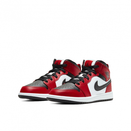 Air Jordan 1 Mid Chicago Toe (PS) (Kids)