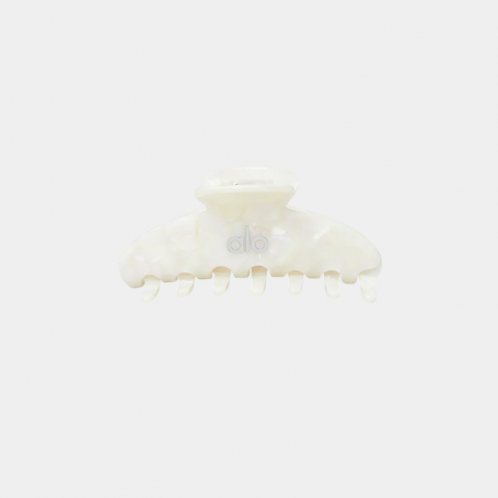 Alo Yoga 90's Claw Clip White Pearl