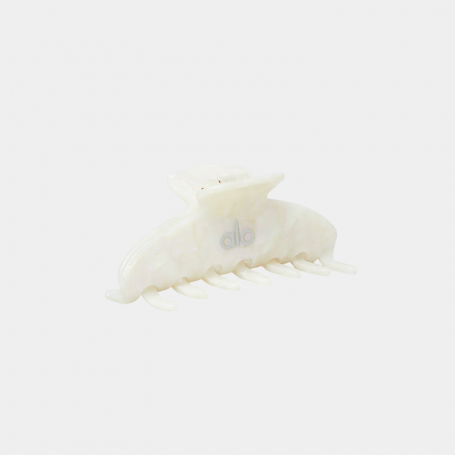 Alo Yoga 90's Claw Clip White Pearl