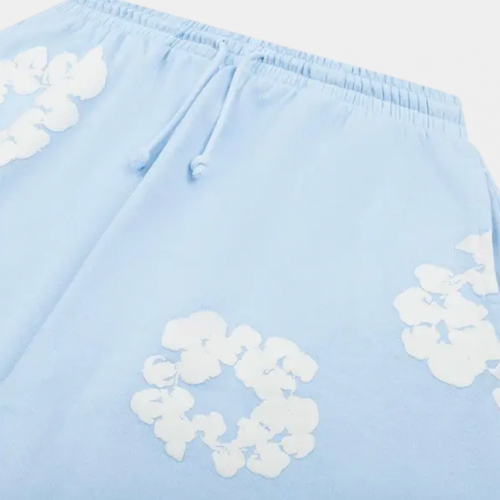 Штаны Denim Tears The Cotton Wreath Sweatshorts Powder Blue