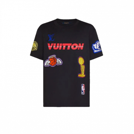 Футболка Louis Vuitton x NBA National Basketball Association T-Shirt Black