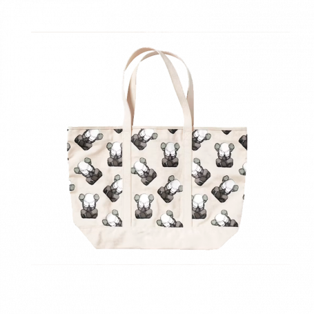 KAWS x Uniqlo Tokyo First Tote Bag Off White
