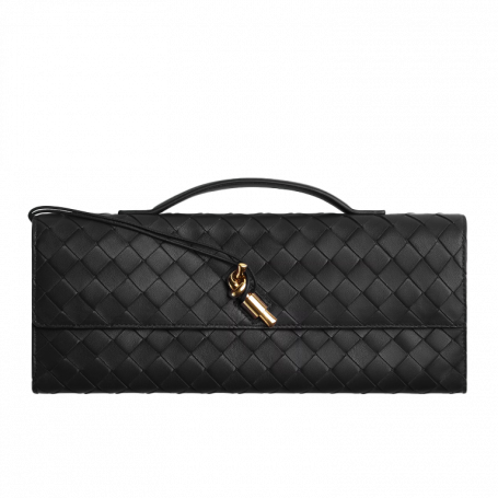 Bottega Veneta Andiamo Clutch Black