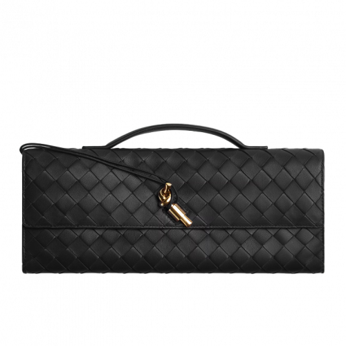 Bottega Veneta Andiamo Clutch Black