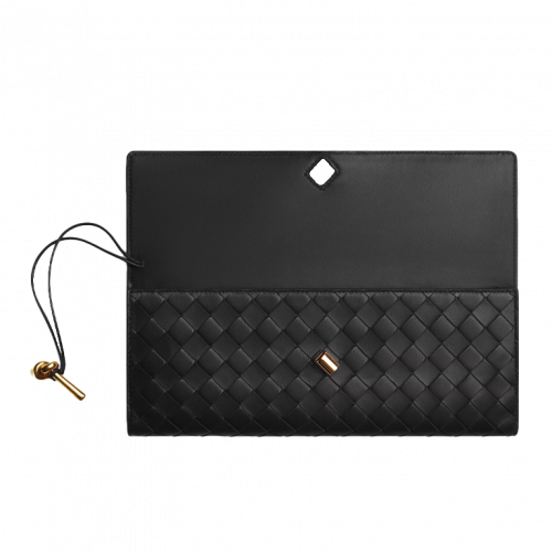 Bottega Veneta Andiamo Clutch Black
