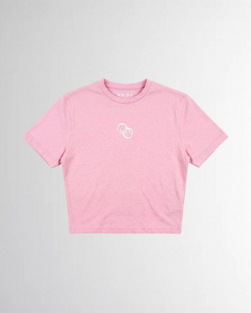 Футболка Sabe Tennis Logo T-Shirt Slim Pink