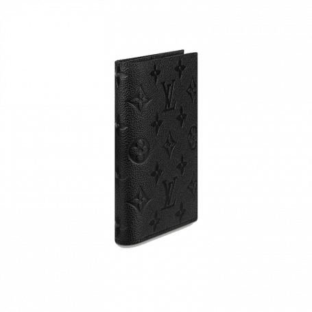 Louis Vuitton Passport Cover Monogram Taurillon Leather Black