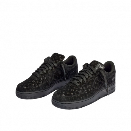 Louis Vuitton x Nike Air Force 1 Low By Virgil Abloh Black