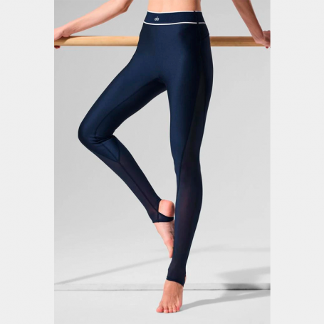 Леггинсы Alo Yoga Airlift Mesh High-Waist Darling Stirrup Legging Navy