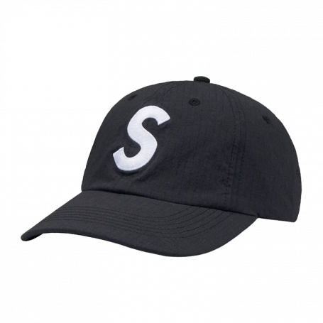 Supreme Cordura Ripstop S Logo 6-Panel Black