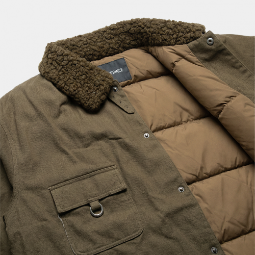 Куртка MasonPrince Patchwork Lambswool Down Olive
