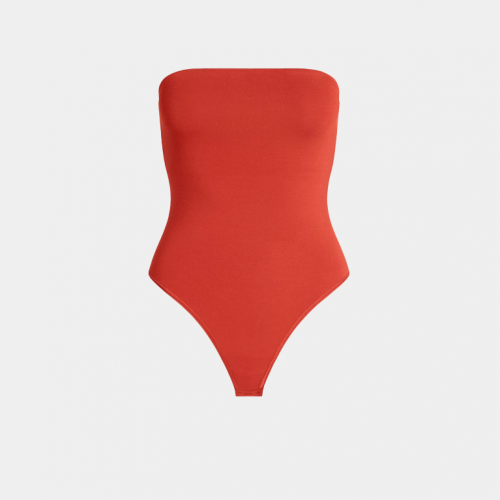 Боди SKIMS Smooth Layers Strapless Bodysuit Terra