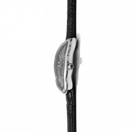 Часы Laphont Melting Watch Silver Black Dial Edition Black