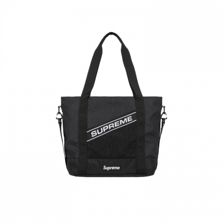Supreme Logo Tote Bag Black