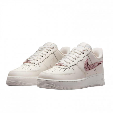 Nike Air Force 1 Low Liquid Metal Swoosh Metallic Rose Gold (W)